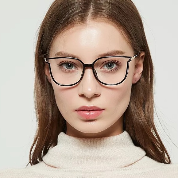 FIRMOO FULL FRAME MIXED MATERIAL EYEGLASSES 54-15-143 - BRAND NEW - Picture 4 of 5